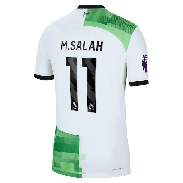 Mohamed Salah Liverpool Nike 2023/24 Away Authentic Player Jersey - White/Red - Image 4