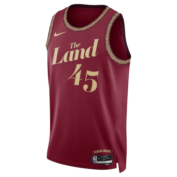 Donovan Mitchell Cleveland Cavaliers Nike Unisex 2023/24 Swingman Jersey - Wine - City Edition - Image 2