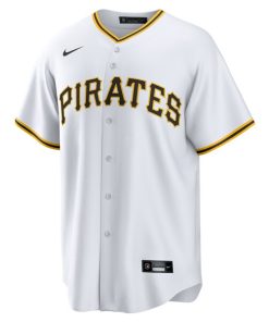 Alternative view of Spencer Horwitz Pittsburgh Pirates Nike Home Replica Jersey - White