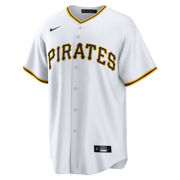 Nick Gonzales Pittsburgh Pirates Nike Home Replica Jersey - White - Image 2