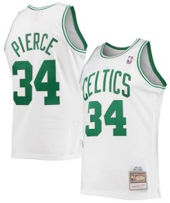 Paul Pierce Boston Celtics Hardwood Classics Swingman Jersey - White/Kelly Green