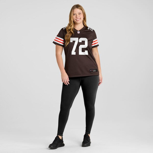 Quinton Jefferson Cleveland Browns Nike Women's Game Jersey - Brown - Image 6