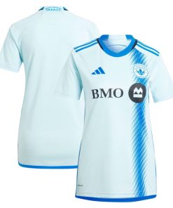 CF Montreal adidas Women's 2024 La Main Replica Jersey?¨C Light Blue
