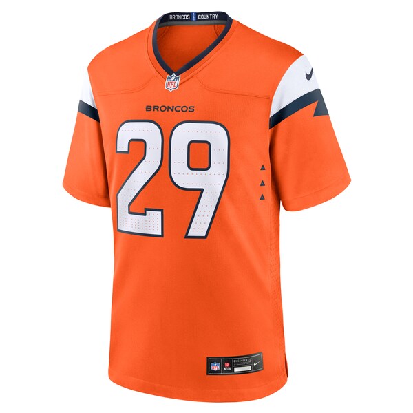 Ja'Quan McMillian Denver Broncos Nike Youth Team Game Jersey - Orange - Image 2