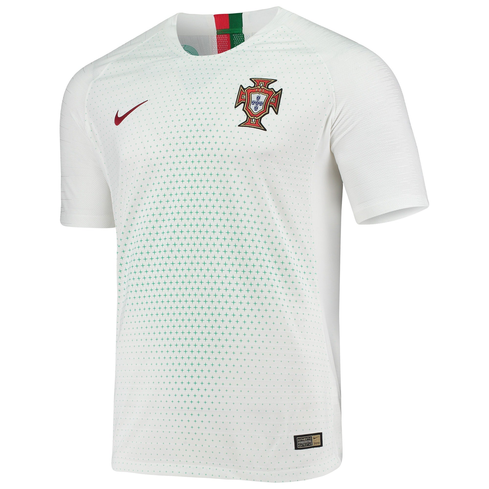 Portugal National Team Nike Authentic Away Jersey - White/Red - Image 2