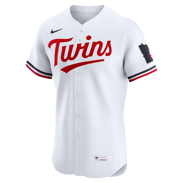 Minnesota Twins Nike Home Elite Jersey - White/Navy - Image 3