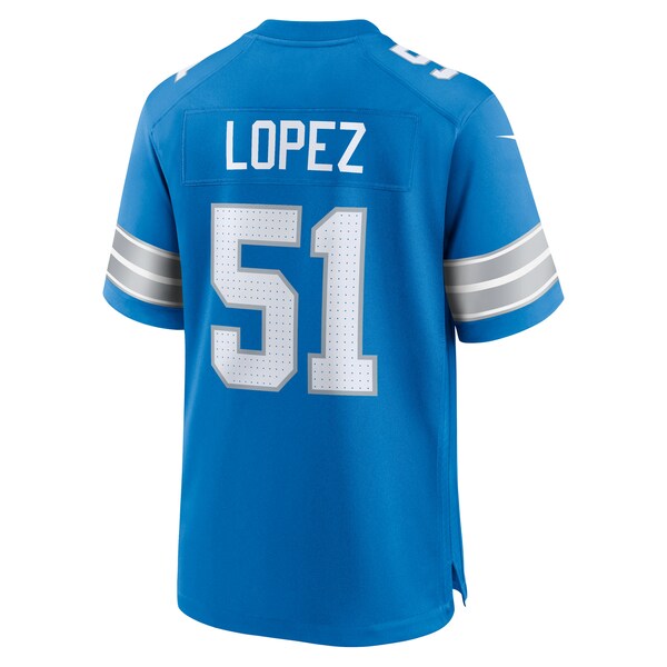 Roy Lopez Detroit Lions Nike Team Game Jersey - Blue - Image 3