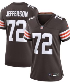 Quinton Jefferson Cleveland Browns Nike Women's  Game Jersey -  Brown