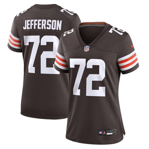 Quinton Jefferson Cleveland Browns Nike Women's Game Jersey - Brown
