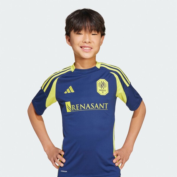Nashville SC adidas Youth 2025 The Heart of Nashville Kit Replica Jersey - Navy - Image 8