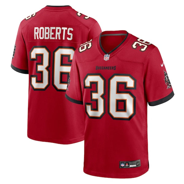J. J. Roberts Tampa Bay Buccaneers Nike Team Game Jersey - Red