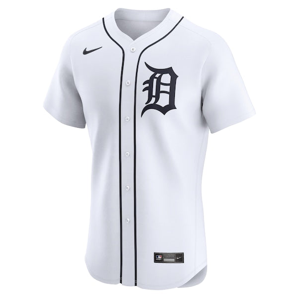 Miguel Diaz Detroit Tigers Nike Home Elite Player Jersey - White - Image 2