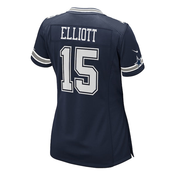 Ezekiel Elliott Dallas Cowboys Nike Women's Game Jersey - Navy - Image 3
