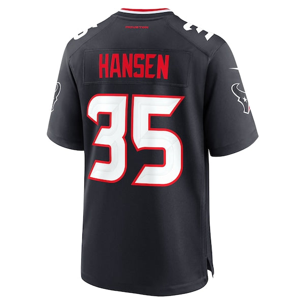 Jake Hansen Houston Texans Nike Team Game Jersey - Navy - Image 3