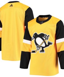 Pittsburgh Penguins adidas Alternate Authentic Team Jersey - Gold