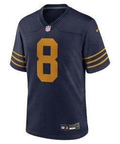Alternative view of Josh Jacobs Green Bay Packers Nike The 1923 Classic Game Jersey - Navy