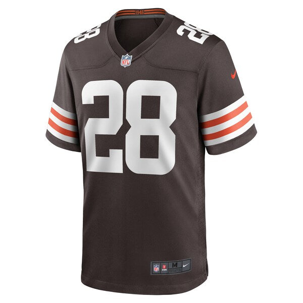 Mike Ford Cleveland Browns Nike Team Game Jersey - Brown - Image 2