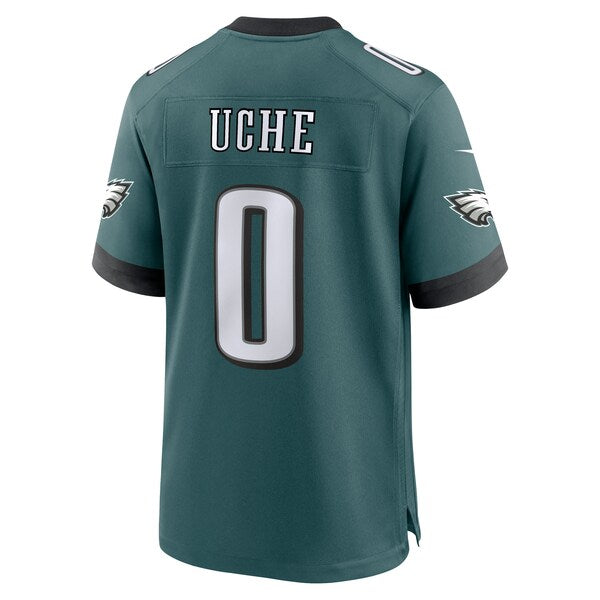 Josh Uche Philadelphia Eagles Nike Team Game Jersey - Midnight Green - Image 5