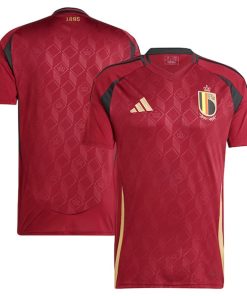 Belgium National Team adidas 2024 Home Replica Jersey - Burgundy