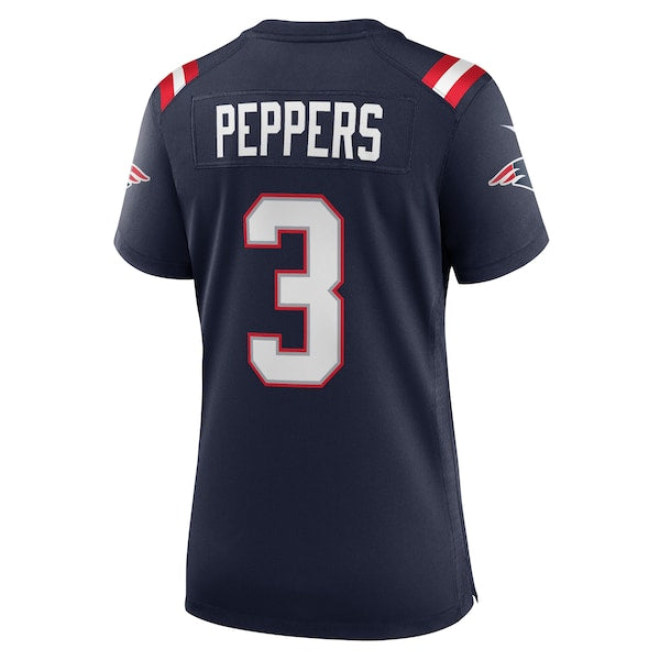 Jabrill Peppers New England Patriots Nike Women's Game Jersey - Navy - Image 3