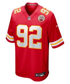 Alternative view of Derrick Nnadi Kansas City Chiefs Nike Team Game Jersey -  Red