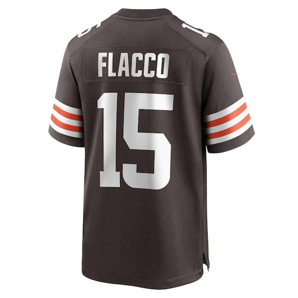 Joe Flacco Cleveland Browns Nike Game Player Jersey - Brown - Image 3