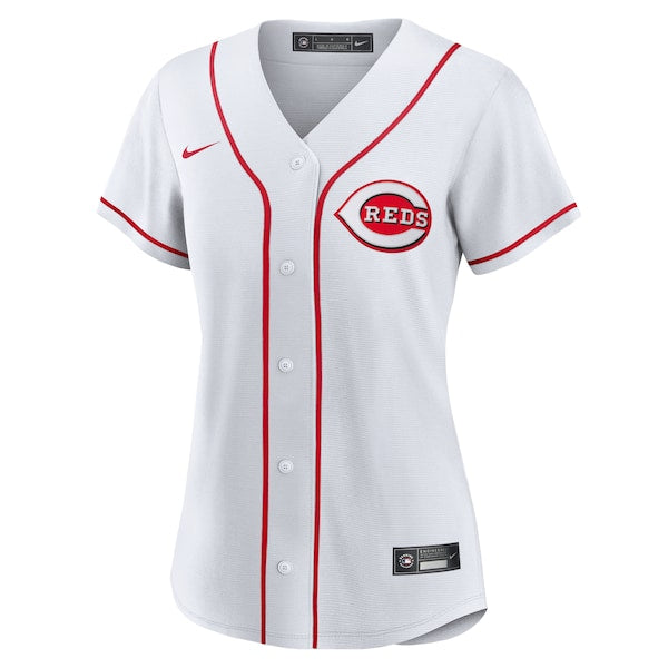 Cincinnati Reds Nike Women's Home Replica Team Jersey - White - Image 2