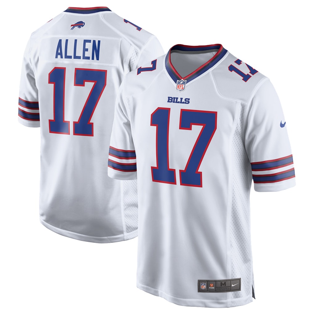 Josh Allen Buffalo Bills Nike Alternate Game Player Jersey - Red/Royal/White - Image 14