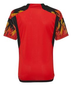 Alternative view of Belgium National Team adidas Youth 2022/23 Home Replica Jersey - Red