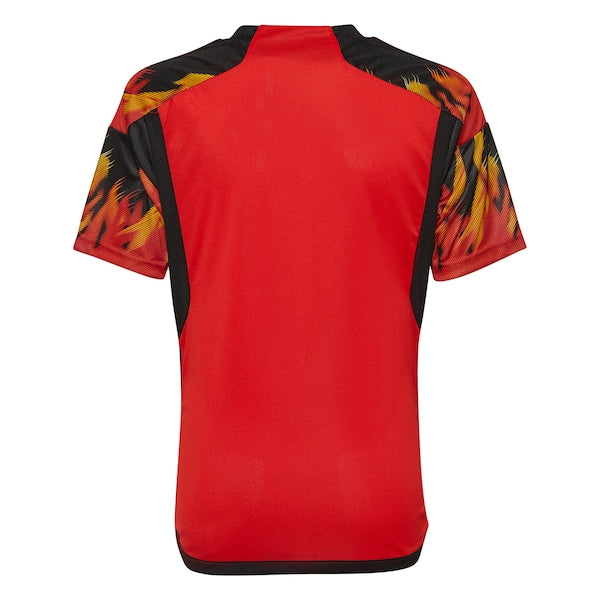 Belgium National Team adidas Youth 2022/23 Home Replica Jersey - Red - Image 2