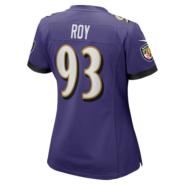 Bravvion Roy Baltimore Ravens Nike Women's Game Jersey - Purple - Image 3