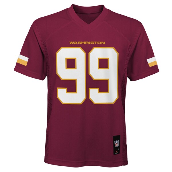 Chase Young Washington Commanders Youth Replica Player Jersey - Burgundy - Image 2