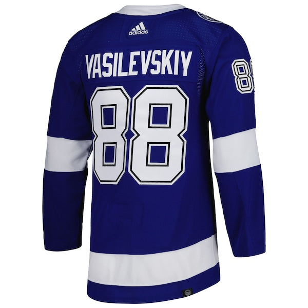 Andrei Vasilevskiy Tampa Bay Lightning adidas Primegreen Authentic Player Jersey - Blue - Image 3