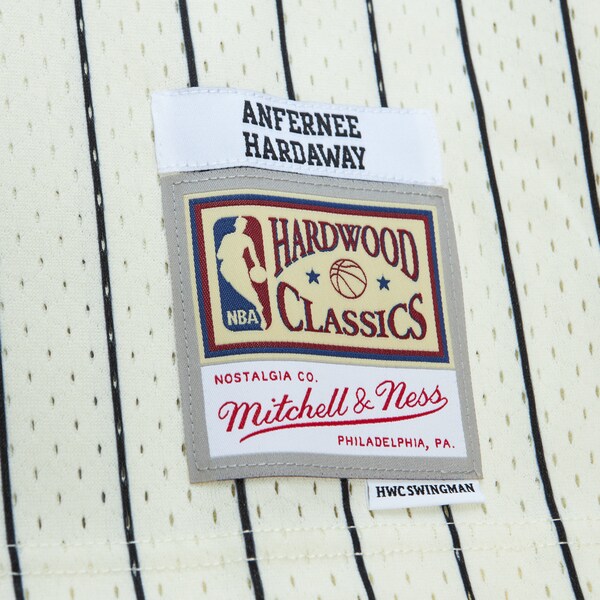 Penny Hardaway Orlando Magic Chainstitch Swingman Jersey - Cream - Image 5