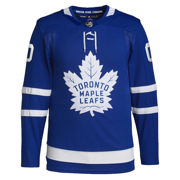 Toronto Maple Leafs adidas Home Primegreen Authentic Custom Jersey - Royal - Image 2