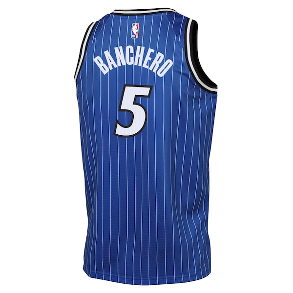 Paolo Banchero Orlando Magic Nike Youth Icon Edition Swingman Jersey - Blue - Image 2