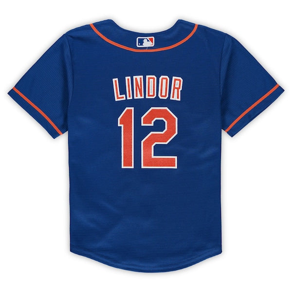 Francisco Lindor New York Mets Nike Preschool Alternate Replica Player Jersey - Royal - Image 3