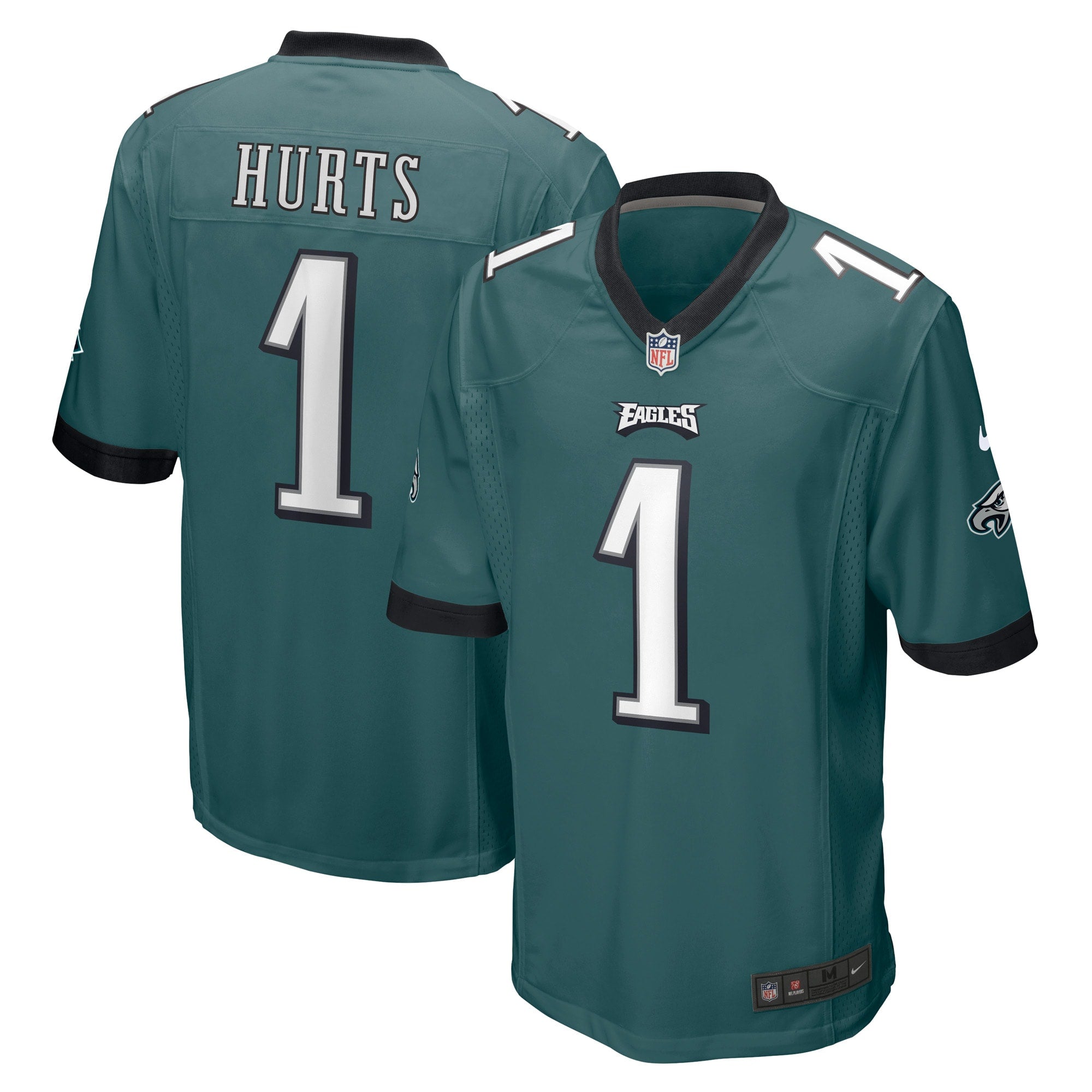 Jalen Hurts Philadelphia Eagles Nike Alternate Game Player Jersey - Kelly Green/Green - Image 6