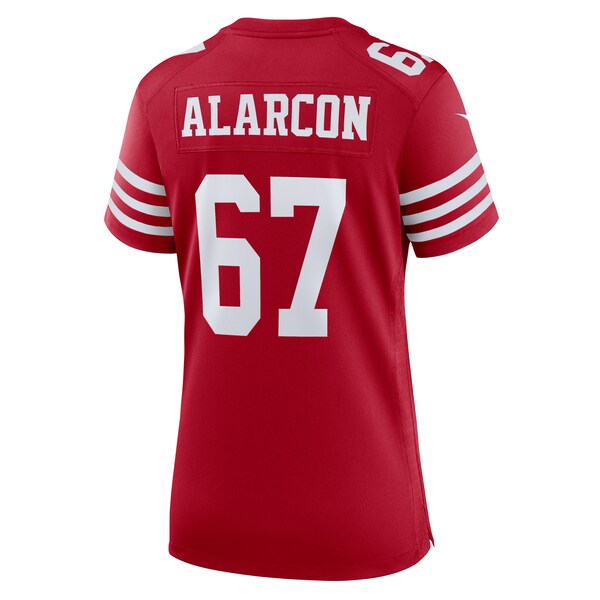 Isaac Alarcon San Francisco 49ers Nike Women's Team Game Jersey - Scarlet - Image 3