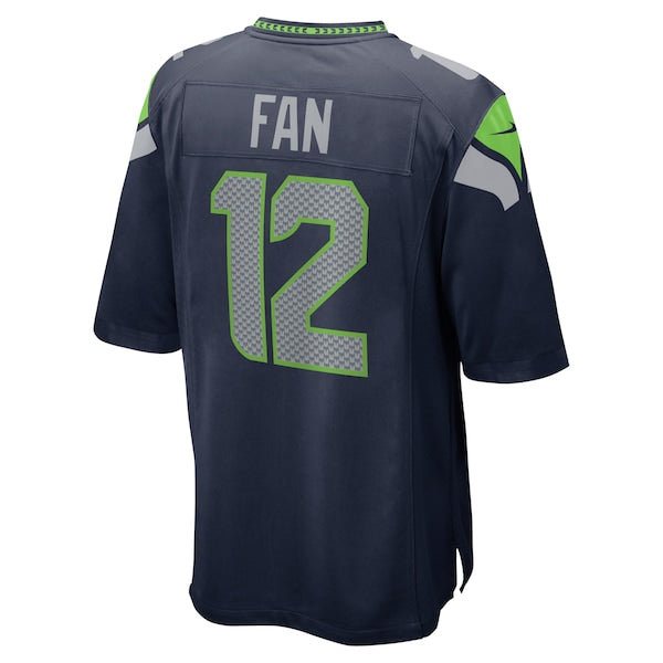12s Seattle Seahawks Nike Game Team Jersey - College Navy - Image 3