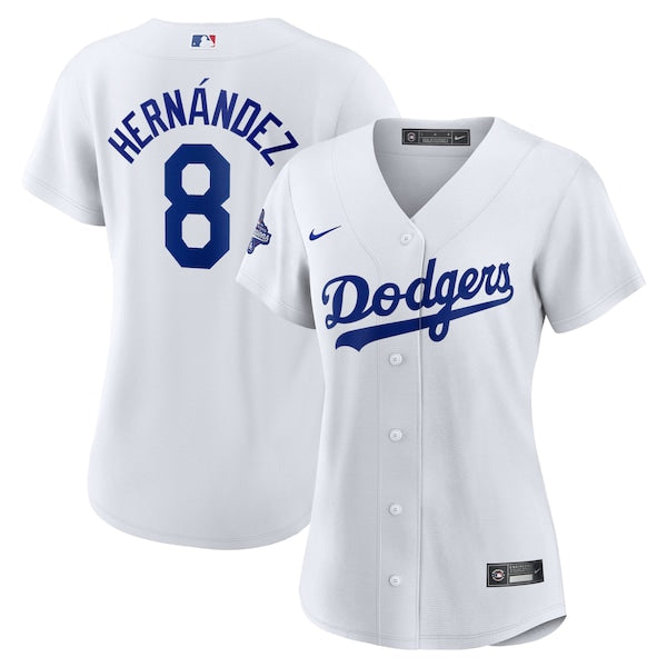 Enrique Hern¨¢ndez Los Angeles Dodgers Nike Women's Home 2025 World Series Champions Replica Jersey - White