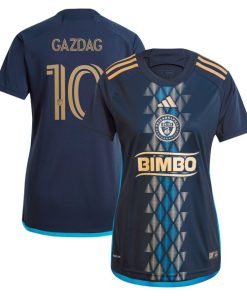 Daniel Gazdag Philadelphia Union adidas Women's 2024 The XV Kit Replica Player Jersey?¨C Navy