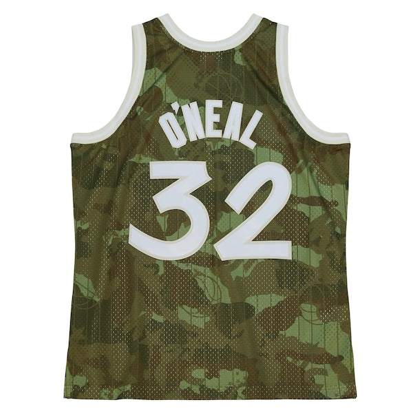 Shaquille O'Neal Orlando Magic Hardwood Classics 1994/95 Ghost Green Swingman Jersey - Camo - Image 3
