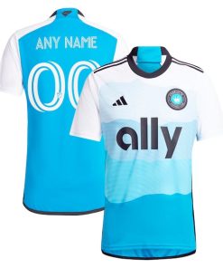 Charlotte FC adidas 2024 The Carolina Kit: Explore Custom Replica Jersey - Blue