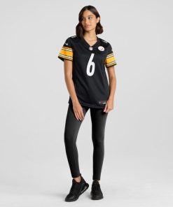 Patrick Queen Pittsburgh Steelers Nike Women's  Game Jersey -  Black