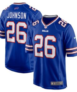 Ty Johnson Buffalo Bills Nike Team Game Jersey -  Royal