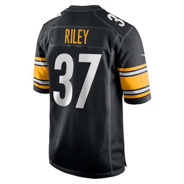 Elijah Riley Pittsburgh Steelers Nike Game Player Jersey - Black - Image 3
