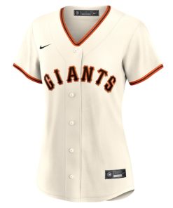 Alternative view of San Francisco Giants Nike Women's Home Blank Replica Jersey - Cream