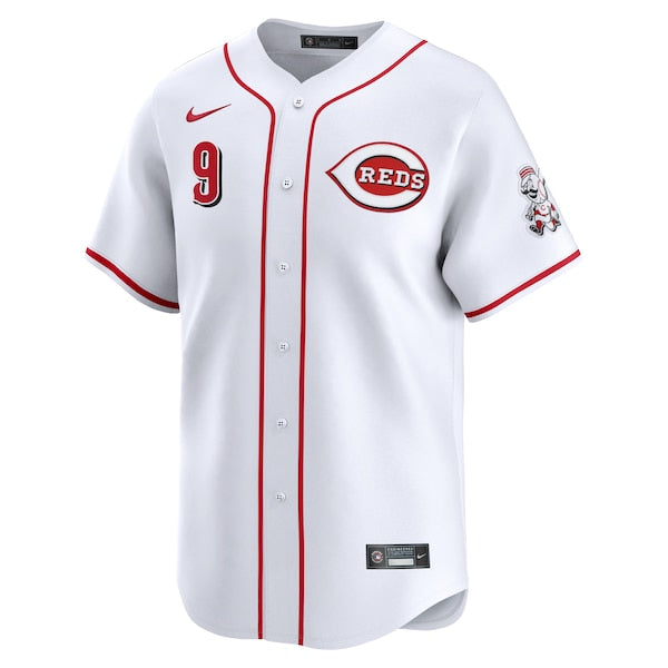 Matt McLain Cincinnati Reds Nike Home Limited Player Jersey - White - Image 2