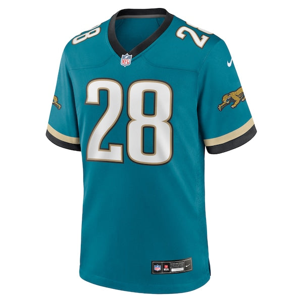 Fred Taylor Jacksonville Jaguars Nike Prowler Throwback Retired Player Game Jersey - Teal - Image 2